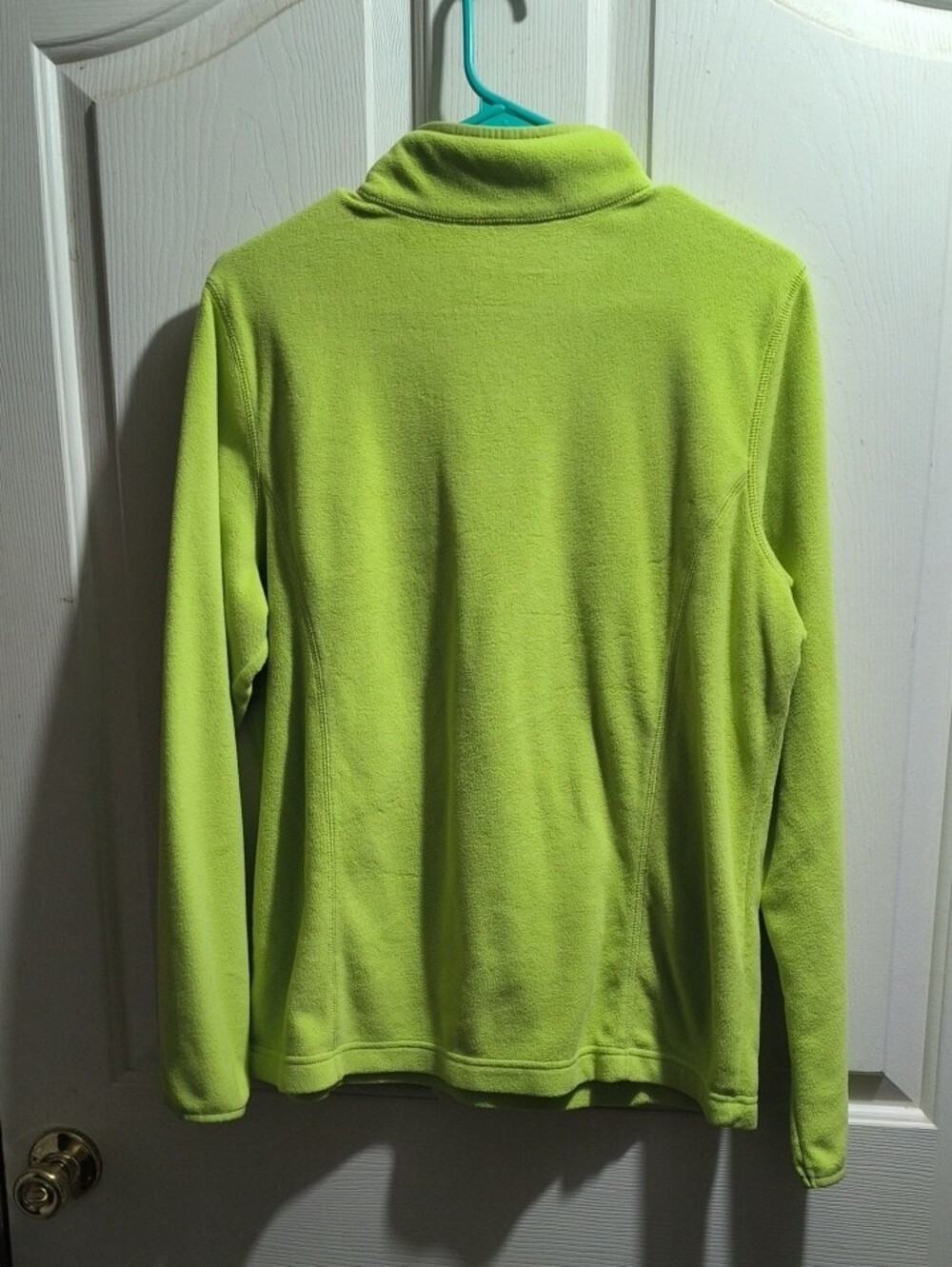 made for life Neon Lime Half-Zip Fleece Pullover - Picture 3 of 3